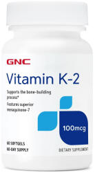 GNC GNC Vitamin K-2 100 mcg, 60 comprimate