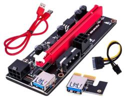 OEM VER 018 PRO PCI-E Riser kártya (V018P) (V018P)