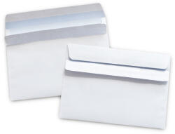 Bluering Boríték LC/5 öntapadó bélésnyomott 162×229mm Bluering® fehér - bestoffice