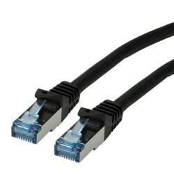 Roline Kábel S/FTP PATCH CAT6a LSOH, 1m, fekete - 21.15. 2851-100 (21.15.2851-100)