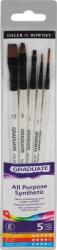 Daler-Rowney Graduate Multi-Technique Brush Synthetic Комплект четки 5 бр (212550001)
