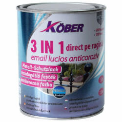 KÖBER 3 in 1 alapozó és zománcfesték 0,75 l - Ezüst