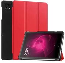 Gigapack GP-153199 T Tablet 5G ( 2023 ) piros bőr hatású oldalra nyíló tok (GP-153199)
