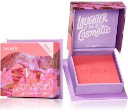 Benefit Crystah WANDERful World Mini púderes arcpír árnyalat Strawberry pink 2, 5 g