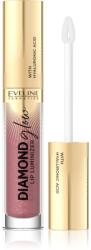 Eveline Cosmetics Diamond Glow csillogó ajakfény hialuronsavval árnyalat 11 Rose Nude 4, 5 ml