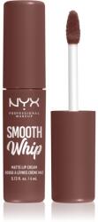 NYX Cosmetics Smooth Whip Matte Lip Cream bársonyos rúzs kisimító hatással árnyalat 17 Thread Count 4 ml