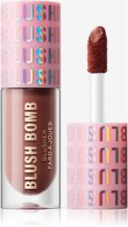 Makeup Revolution Y2k Blush Bomb folyékony arcpirosító árnyalat That's Fly Nude 4.5 ml