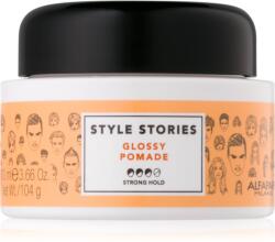 Alfaparf Milano Style Stories The Range Paste formázó paszta erős fixálás Glossy Pomade 100 ml