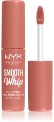 NYX Cosmetics Smooth Whip Matte Lip Cream bársonyos rúzs kisimító hatással árnyalat 22 Cheeks 4 ml