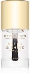 Revolution Beauty Speed & Shine gyorsan száradó körömlakk átlátszó 10 ml