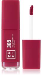 3INA The Longwear Lipstick hosszantartó folyékony rúzs árnyalat 385 - Dark raspberry pink 6 ml