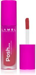 LAMEL Posh Matte Liquid Lip Stain tartós matt folyékony rúzs árnyalat №405 Punch Pin 4 g