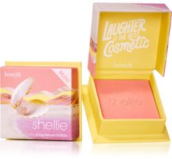 Benefit Shellie WANDERful World Mini púderes arcpír árnyalat Warm-seashell pink 2, 5 g