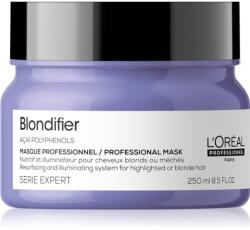 L'Oréal Serie Expert Blondifier regeneráló és helyreállító maszk a szőke és melírozott hajra 250 ml