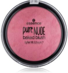 essence pure NUDE baked púderes arcpír árnyalat 08 Berry Cheeks 7 g