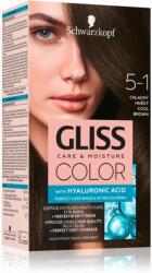 Schwarzkopf Gliss Color tartós hajfesték árnyalat 5-1 Cool Brown