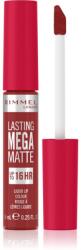 Rimmel Lasting Mega Matte matt folyékony állagú ajakrúzs 16 h árnyalat Fire Starter 7, 4 ml