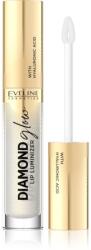 Eveline Cosmetics Diamond Glow csillogó ajakfény hialuronsavval árnyalat 07 Golden Dust 4, 5 ml