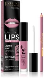 Eveline Cosmetics OH! my LIPS Matt ajakápoló készlet 03 Rose Nude 2 db