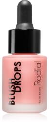 Rodial Blush Drops folyékony arcpír és szájfény hidratálást és fényt biztosít árnyalat Frosted Pink 15 ml