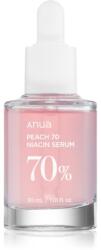 Anua Peach 70% Niacin Serum élénkítő hidratáló szérum a kitágult pórusokra és ráncokra 30 ml