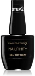 MAX Factor Nailfinity Gel Top Coat zselés fedő körömlakk árnyalat 100 The Finale 12 ml
