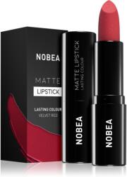 NOBEA Day-to-Day Matte Lipstick mattító rúzs árnyalat Velvet red #M16 3 g