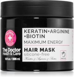 The Doctor Health & Care Keratin + Arginine + Biotin Maximum Energy keratinos maszk hajra 295 ml
