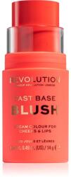 Makeup Revolution Fast Base tonizáló balzsam ajakra és arcra árnyalat Bloom 14 g