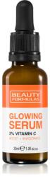 Beauty Formulas Glowing 2% Vitamin C fényesítő hatású arcszérum 30 ml