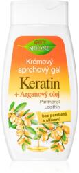 Bione Cosmetics Keratin + Argan tusfürdő gél Argán olajjal 260 ml