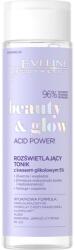 Eveline Cosmetics Beauty & Glow Acid Power! bőrélénkítő és hidratáló arcvíz 200 ml