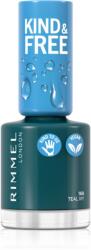 Rimmel Kind & Free körömlakk árnyalat 168 Teal Ivy 8 ml
