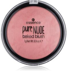 essence pure NUDE baked púderes arcpír árnyalat 07 Cool Coral 7 g