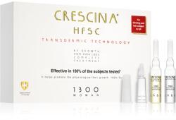Crescina Transdermic 1300 Re-Growth and Anti-Hair Loss hajnövekedés és hajhullás elleni ápolás hölgyeknek 10x3.5 ml