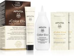 APIVITA My Color Elixir hajfesték ammónia nélkül árnyalat 7.35 Blonde Gold Mahogany