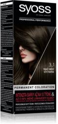Syoss Permanent Color tartós hajfesték árnyalat 3_1 Dark Brown