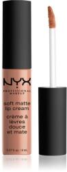 NYX Cosmetics Soft Matte Lip Cream matt folyékony állagú ajakrúzs árnyalat 04 London 8 ml