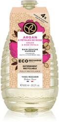 Yves Rocher Bain de Nature tusfürdő gél utántöltő Argan & Rose Petals 600 ml