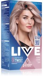 Schwarzkopf LIVE Lightener & Twist tartós hajfesték a haj élénkítésére árnyalat 104 Cool Lilac
