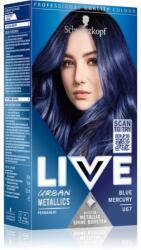 Schwarzkopf LIVE Urban Metallics tartós hajfesték árnyalat U67 Blue Mercury