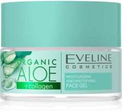 Eveline Cosmetics Organic Aloe+Collagen mattító arcgél 50 ml