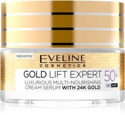 Eveline Cosmetics Gold Lift Expert nappali és éjszakai krém ráncok ellen 50+ 50 ml