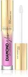 Eveline Cosmetics Diamond Glow csillogó ajakfény hialuronsavval árnyalat 10 Rose Violet 4, 5 ml