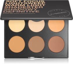 MAC Cosmetics Studio Fix Sculpt and Shape Contour Palette Púderes highlight és kontúr paletta Medium Dark / Dark 14.4 g