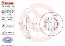 BREMBO Disc frana BREMBO 08C30811 (08C30811)