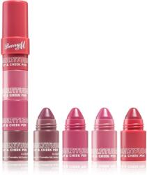 Barry M Multitude Lip and Cheek Pen rúzs ajkakra és arcra árnyalat Sweet Darling 3, 8 g