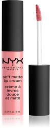 NYX Cosmetics Soft Matte Lip Cream matt folyékony állagú ajakrúzs árnyalat 06 Istanbul 8 ml
