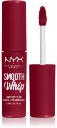 NYX Cosmetics Smooth Whip Matte Lip Cream bársonyos rúzs kisimító hatással árnyalat 15 Chocolate Mousse 4 ml