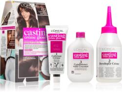L'Oréal Casting Creme Gloss fokozatosan kimosható helyszínező krém árnyalat 412 Iced Cocoa